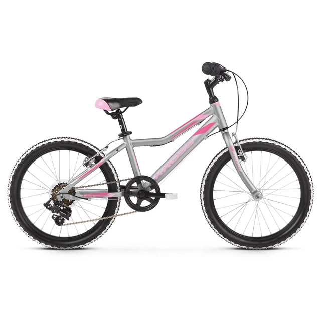 Detský bicykel Kross Lea Mini 1.0 20" - model 2021 - Silver / Pink Matte