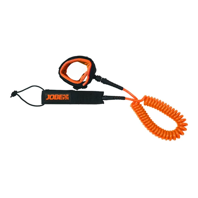 Bezpečnostní lanko Jobe SUP Leash Coil 3 m - Orange