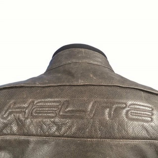 Leather Airbag Jacket Helite Roadster Vintage Brown - M