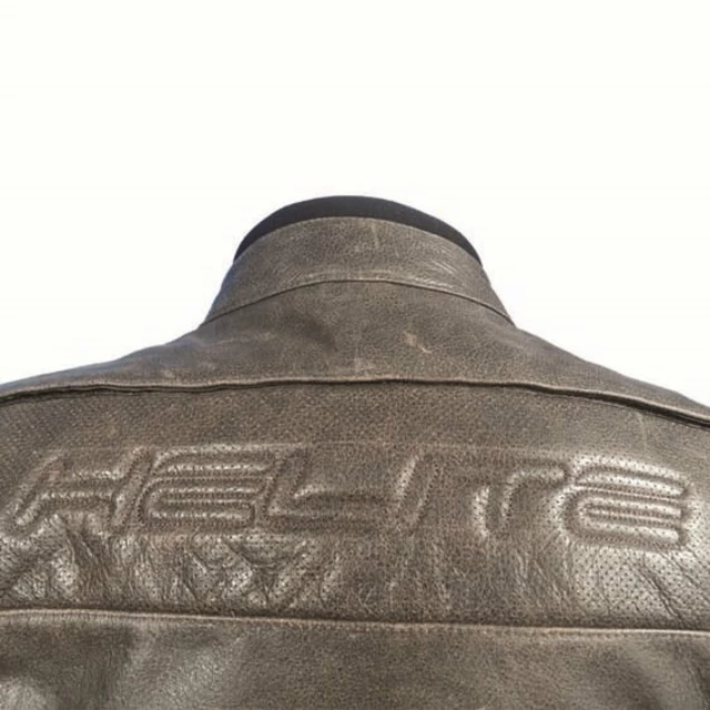 Leather Airbag Jacket Helite Roadster Vintage Brown - 4XL