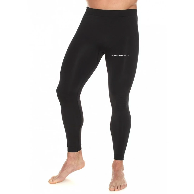 Men’s Running Leggings Brubeck Running Force - Black - Black