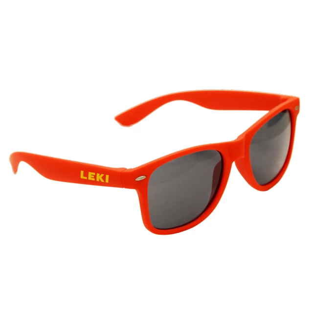 Leki Sunglasses Sonnenbrille - cyan / gelb - neon rot