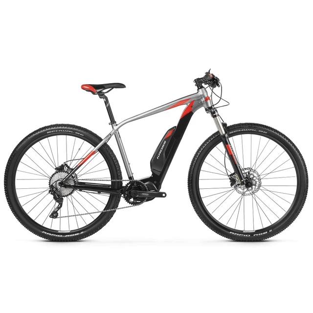 Horský elektrobicykel Kross Level Boost 1.0 29" - model 2019 - Black / Graphite / Red Matte