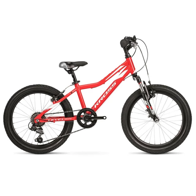 Dětské kolo Kross Level Mini 2.0 20" - model 2020 - Black / Lime / Blue Glossy