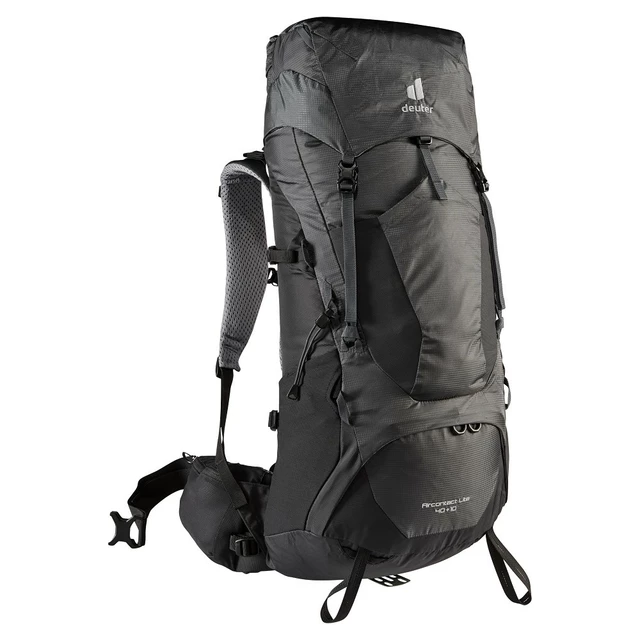 Hiking Backpack Deuter Aircontact Lite 40 + 10 - Graphite-Black - Graphite-Black