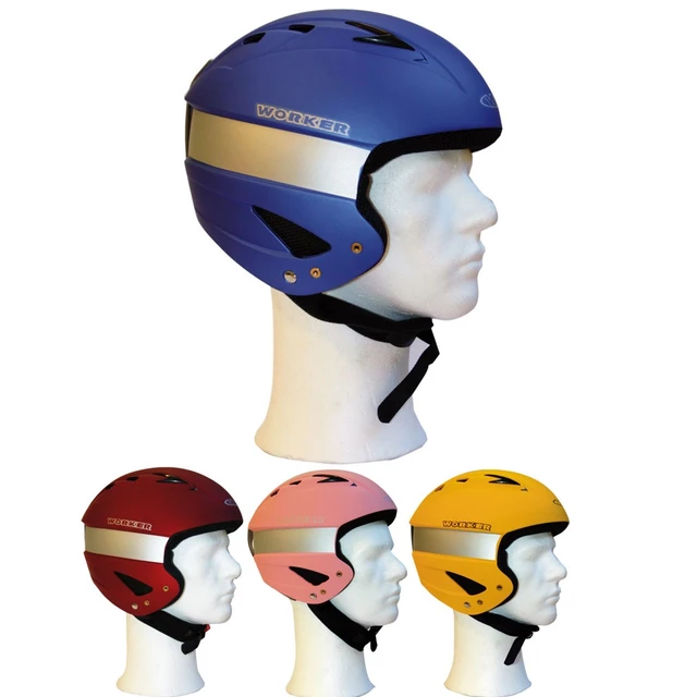 Kask narciarski WORKER Little Gloss - Żółty