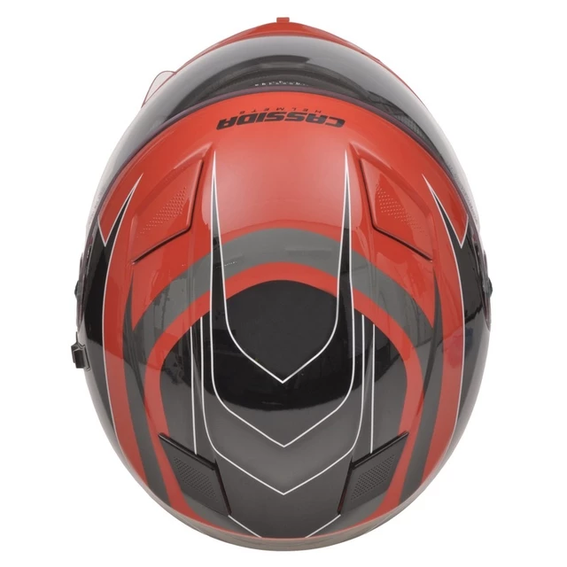 Motorcycle Helmet Cassida Evo - Black-White-Red