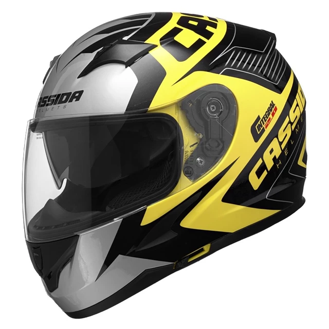 Motorcycle Helmet Cassida Integral 2.0 Perimetric - Blue/Dark Blue/Black/White - Fluo Yellow/Black/White/Grey