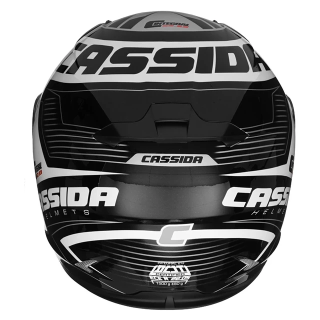 Motorcycle Helmet Cassida Integral 2.0 Perimetric - Black/White/Grey