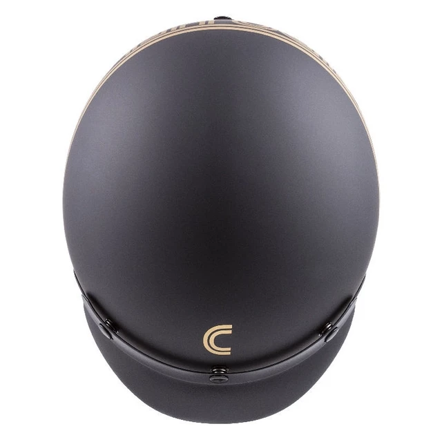 Motorcycle Helmet Cassida Oxygen Rondo - Black Matte/Gold, L(59-60)