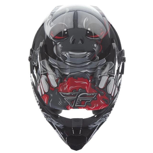 Fly Racing Kinetic Youth Invasion Kinder Motocross Helm - weiß-rosa