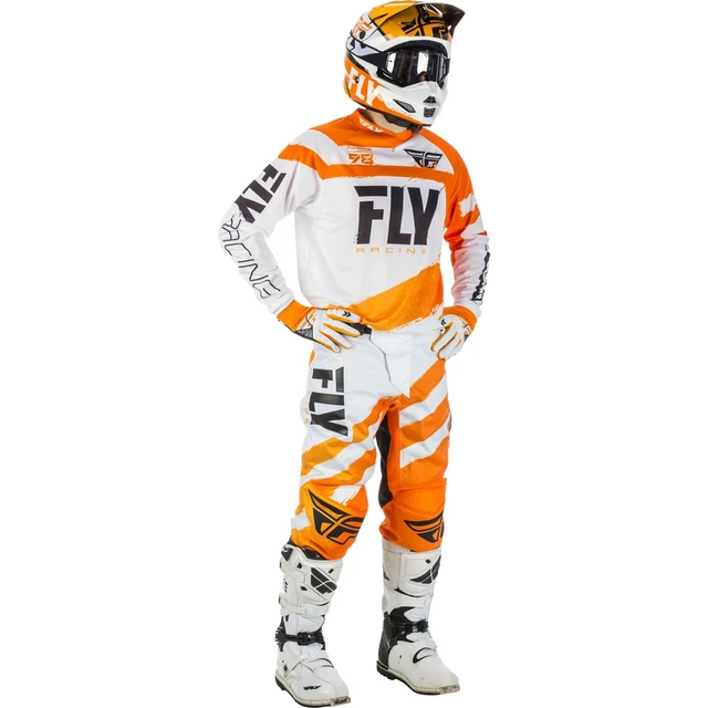 Fly Racing F-16 2018 Motocross Trikot - schwarz/hi-viz