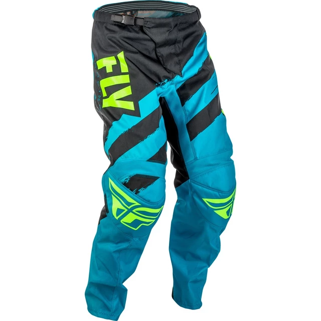 Motocross Pants Fly Racing F-16 2018 - Orange-White - Blue-Black