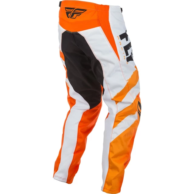 Motokrosové kalhoty Fly Racing F-16 2018 - oranžovo-bílá