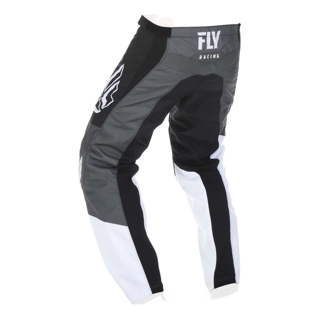 Motocross Pants Fly Racing F-16 2019 - Black/White/Grey