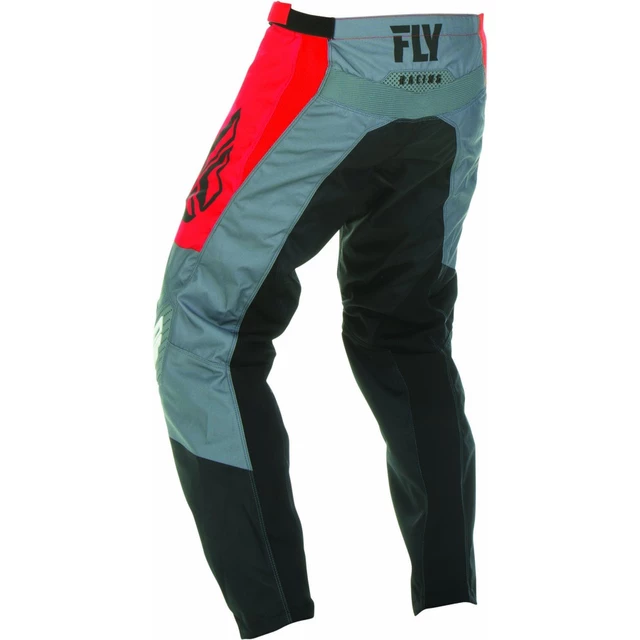 Motocross Pants Fly Racing F-16 2019 - Black/White/Grey