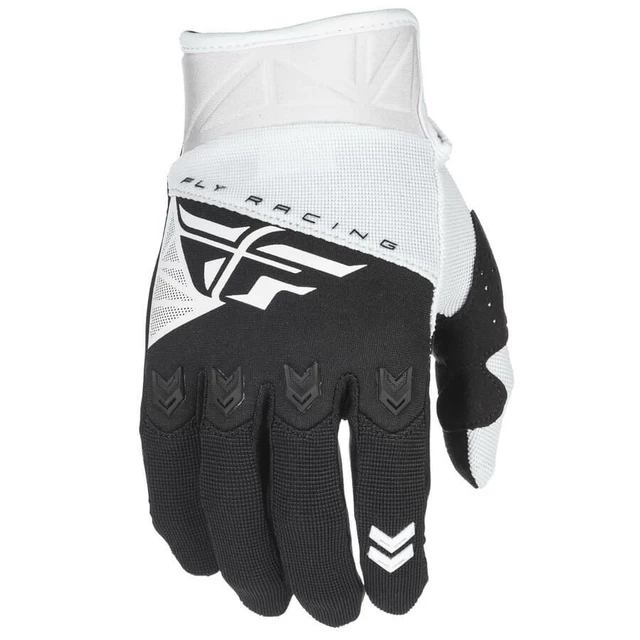 Motocross Gloves Fly Racing F-16 2018 - Black - White-Black