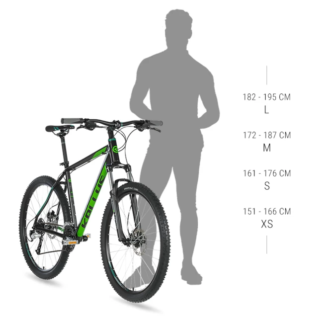 Horský bicykel KELLYS MADMAN 50 27,5" - model 2020 - Neon Lime