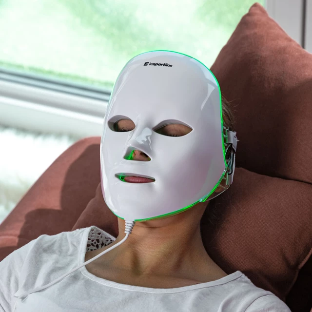 LED Face Mask Light Therapy inSPORTline Manahil