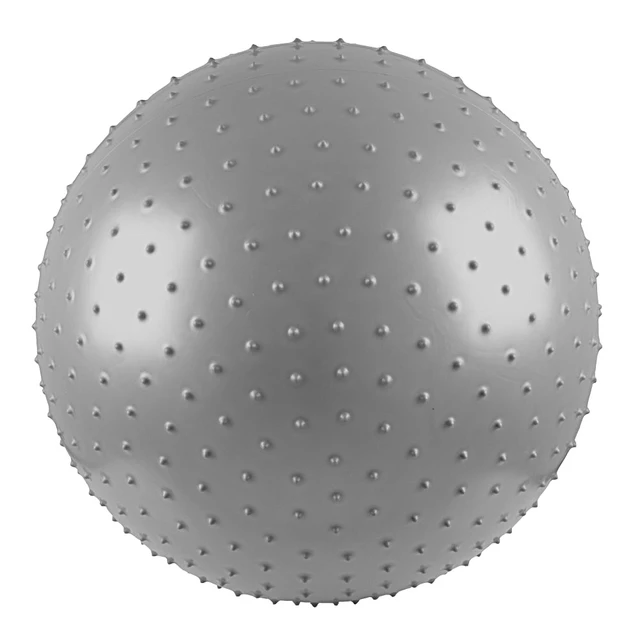Gymnastická a masážna lopta inSPORTline 55 cm - šedá