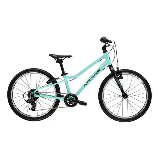 Dětské kolo Kross Liftie 20" - model 2025 - oranžová / černá / lesk - mátová / černá / lesk