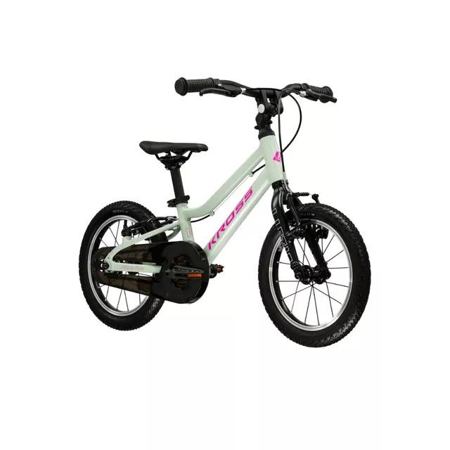 Dětské kolo Kross Liftie 14" - model 2025 - šedá / červená / lesk