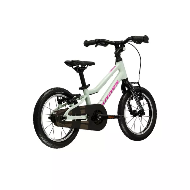 Dětské kolo Kross Liftie 14" - model 2025 - šedá / červená / lesk