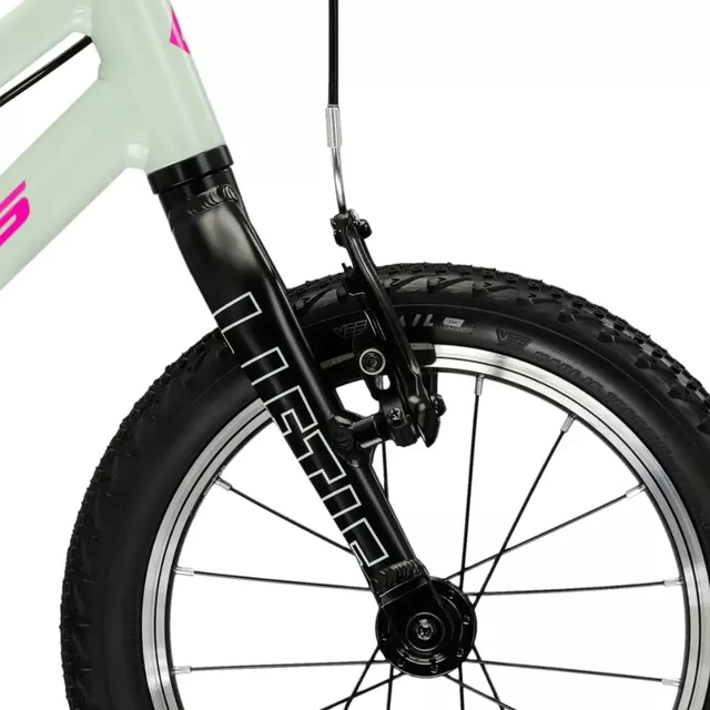 Dětské kolo Kross Liftie 14" - model 2025 - šedá / červená / lesk