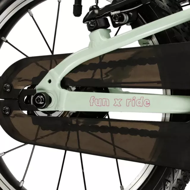 Dětské kolo Kross Liftie 14" - model 2025 - šedá / červená / lesk