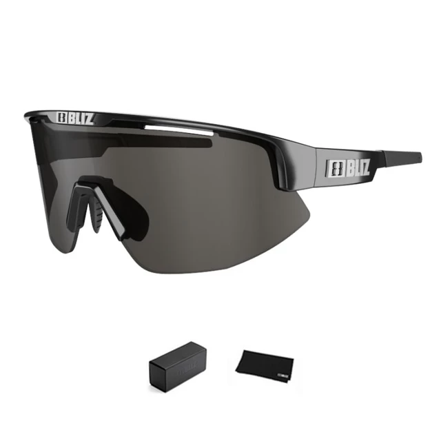 Sports Sunglasses Bliz Matrix - Shiny Black - Matt Black