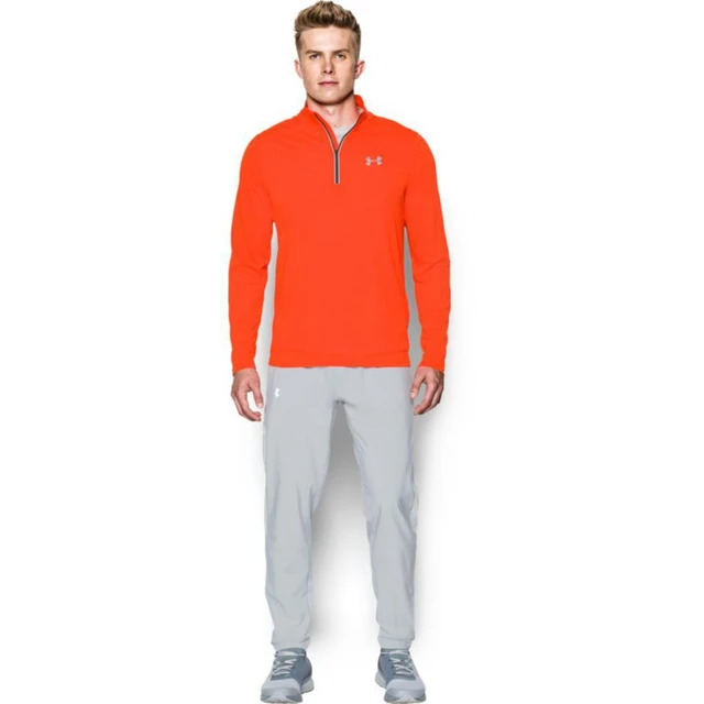 Men’s Sweatshirt Under Armour Threadborne Streaker 1/4 Zip - Orange