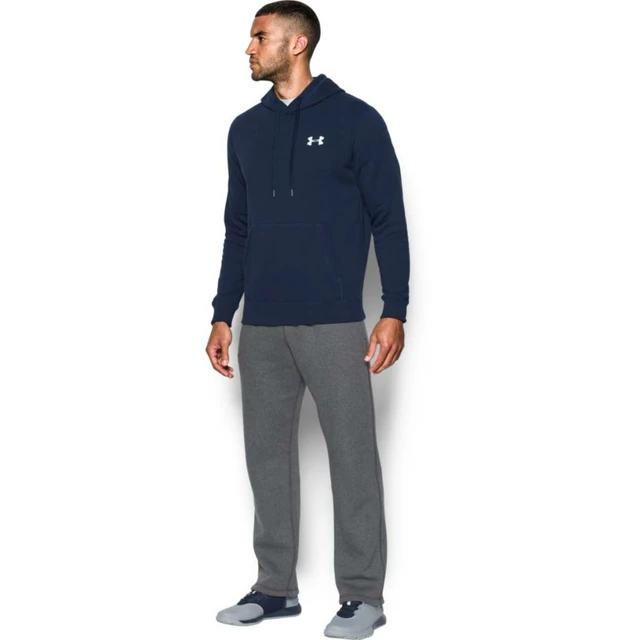 Pánska mikina Under Armour Rival Fitted Pull Over - MIDNIGHT NAVY / WHITE