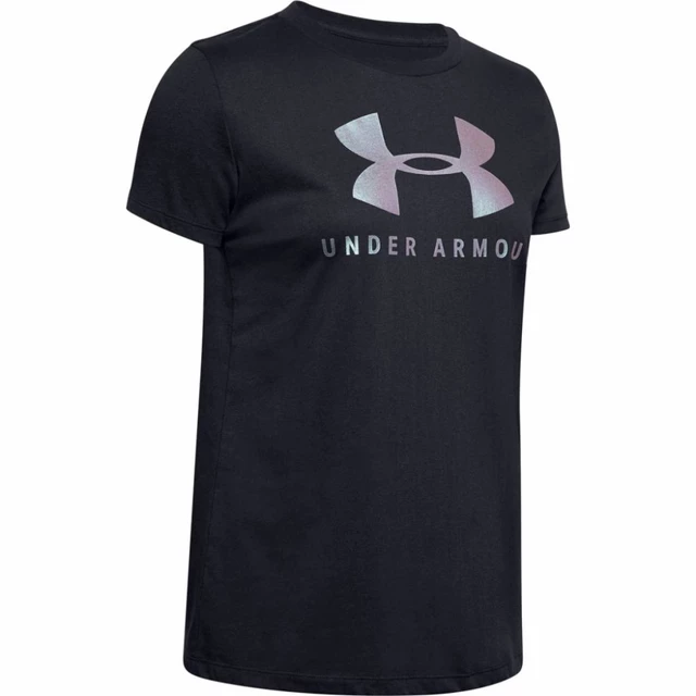 Women’s T-Shirt Under Armour Graphic Sportstyle Classic Crew - Black - Black-Chrome