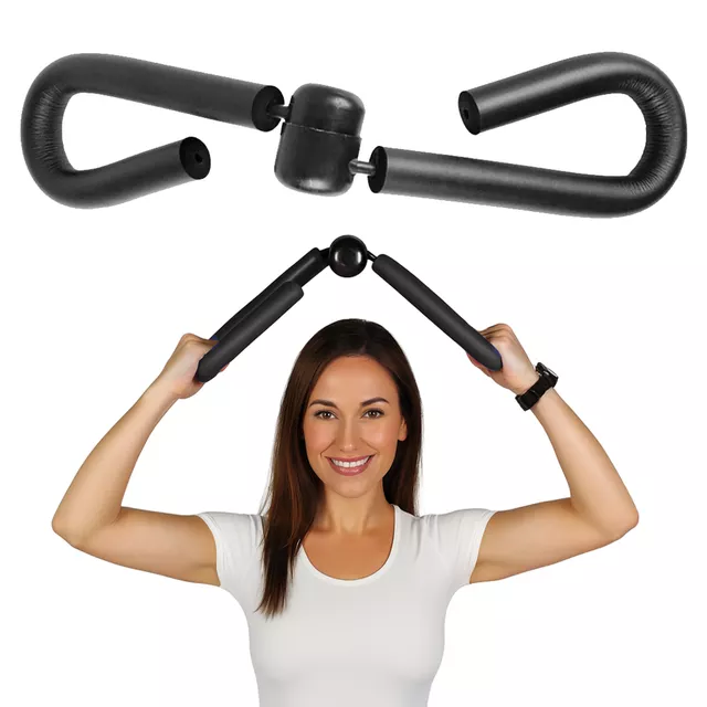 Posilovač paží inSPORTline Body Trimmer - černá - černá