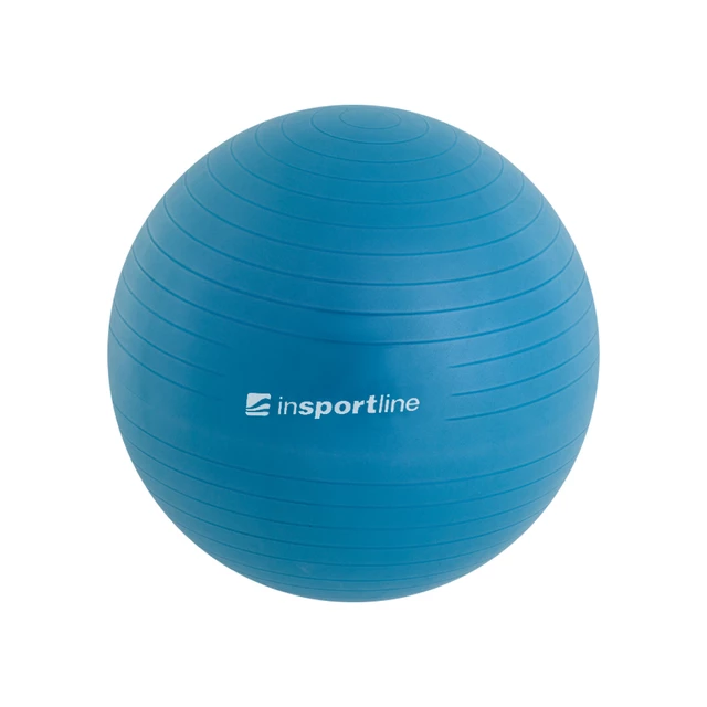 Gymnastic ball inSPORTline Comfort Ball 75 cm - Grey - Blue