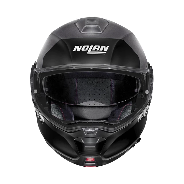 Motorcycle Helmet Nolan N100-5 Plus Distinctive N-Com P/J - Glossy Black-Fluo