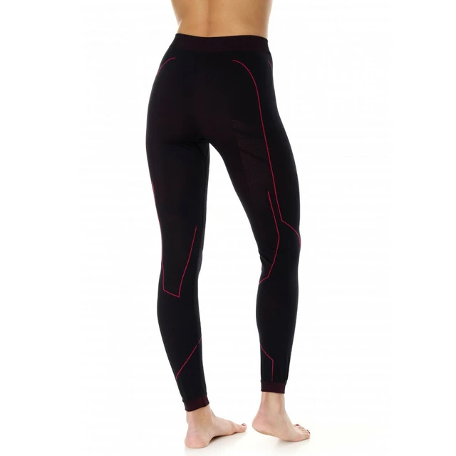 Women’s Thermal Motorcycle Pants Brubeck Cooler LE12470 - Black/Amaranth