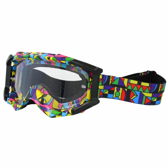 Motorcycles glasses W-TEC Major with graphics - Coloured Graphic - Coloured Graphic