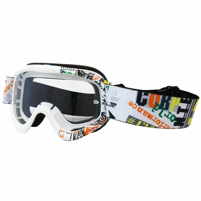 Junior motorcycles glasses W-TEC Benford with graphics - bela graf. - bela graf.