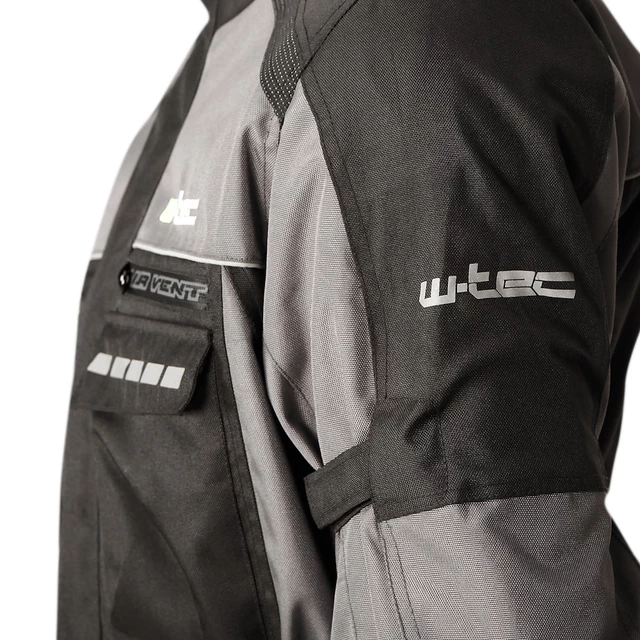 Motoros kabát W-TEC Cronus - fekete-szürke