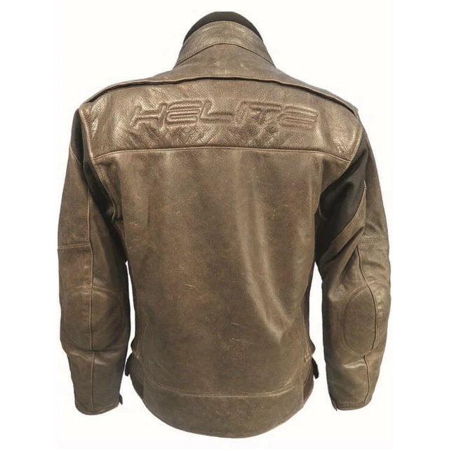 Leather Airbag Jacket Helite Roadster Vintage Brown - 6XL