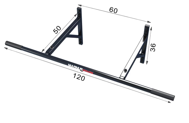 Horizontal bars on the wall MAGNUS POWER MP1030