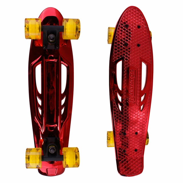 Pennyboard Karnage Chrome Retro - Green-Red - Red-Yellow