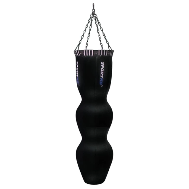 MMA Punching Bag SportKO Silhouette MSP 45x150cm - Black - Black