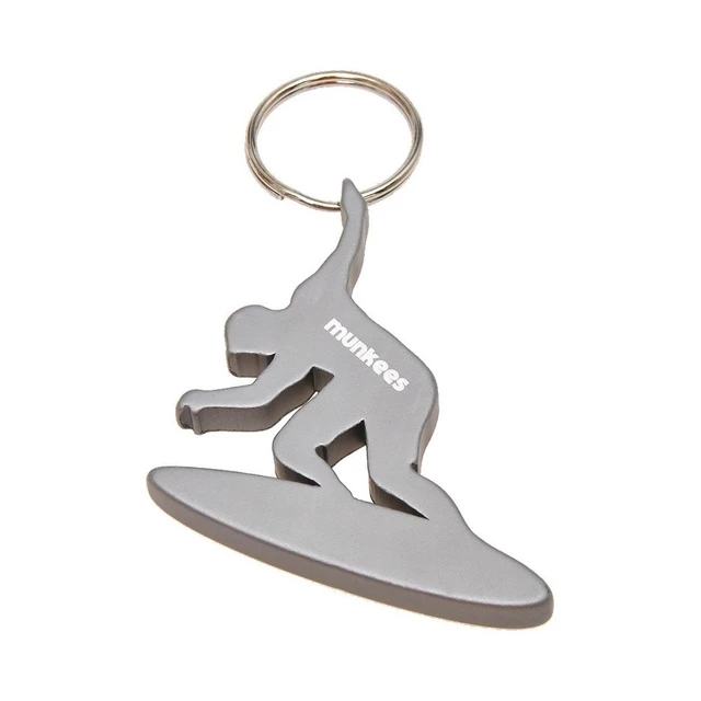 Bottle Opener Munkees Surfer - Green - Silver