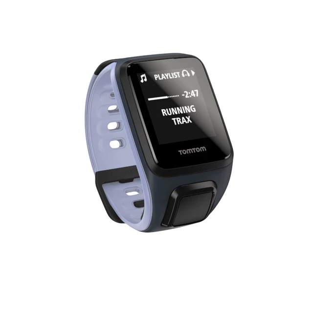 Športtester TomTom Runner 2 Cardio + Music - potápačská modrá / červená