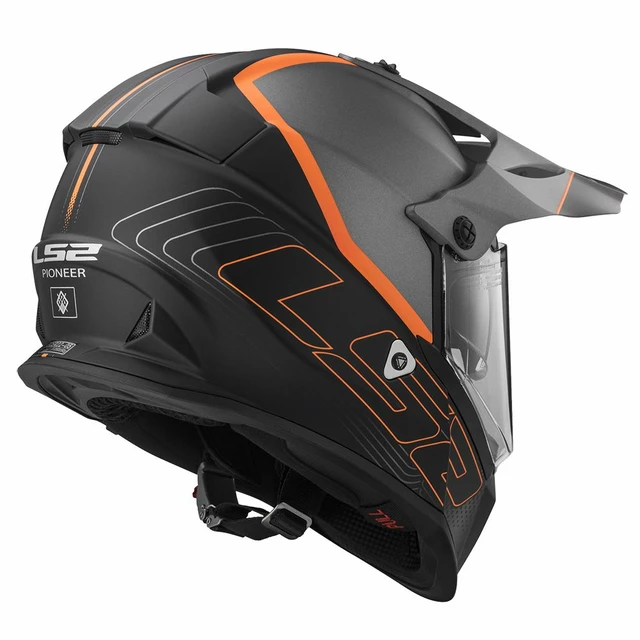 Moto přilba LS2 MX436 Pioneer Grafika - 3XL (65-66)