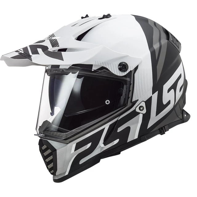 Motorcycle Helmet LS2 MX436 Pioneer Evo - XS (53-54) - Evolve Matt White Black