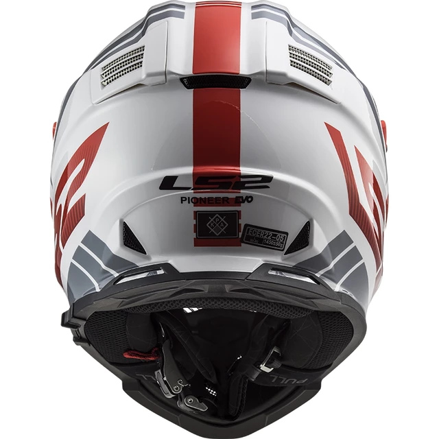 Motorcycle Helmet LS2 MX436 Pioneer Evo - Evolve White Cobalt