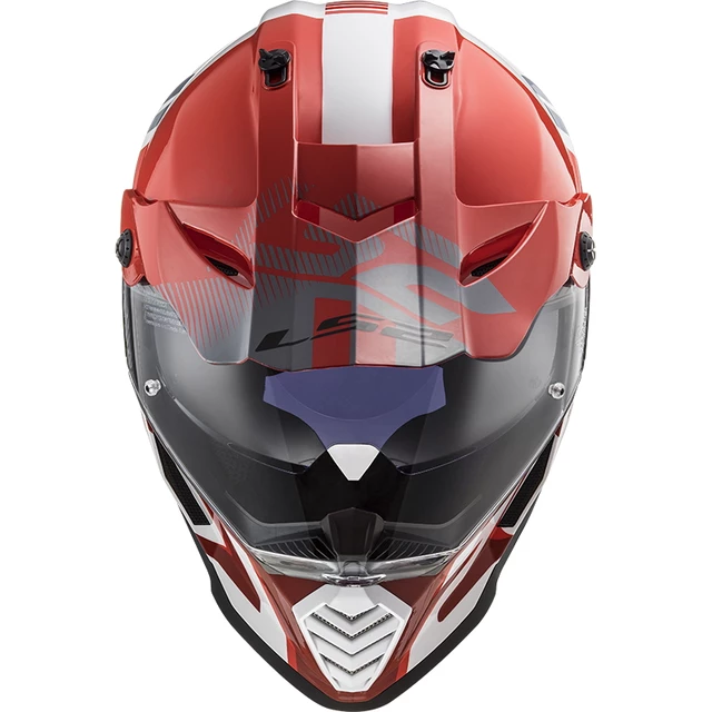 Motorcycle Helmet LS2 MX436 Pioneer Evo - Evolve Red White